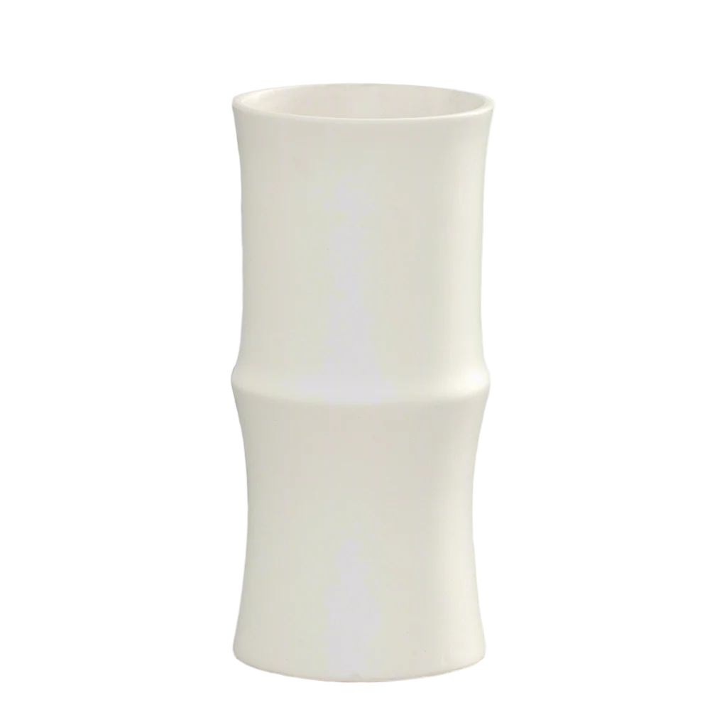 Virelia Ceramic Bamboo-Inspired Vase