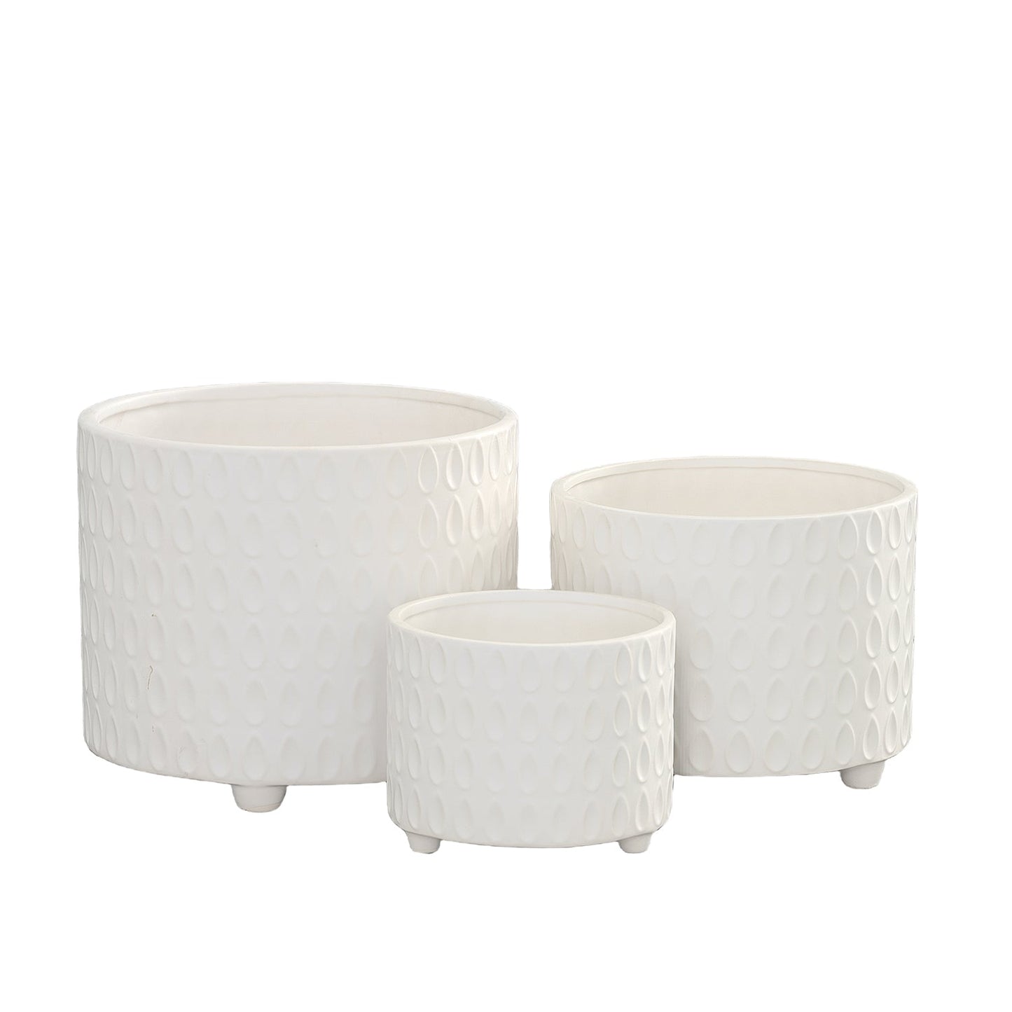 Caelum Ceramic Planter Set (Set of 3)