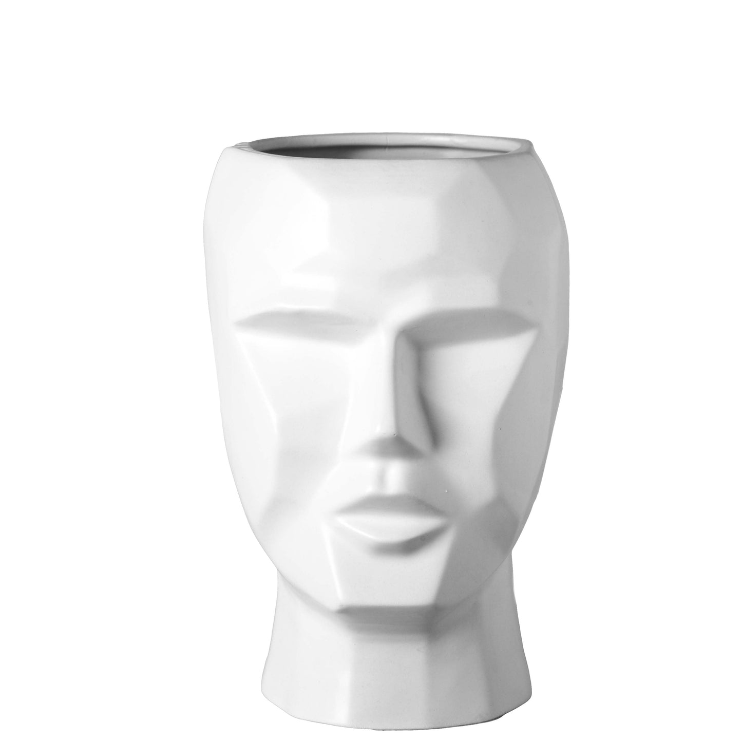 Mavrik Pixelated Head Ceramic Pot