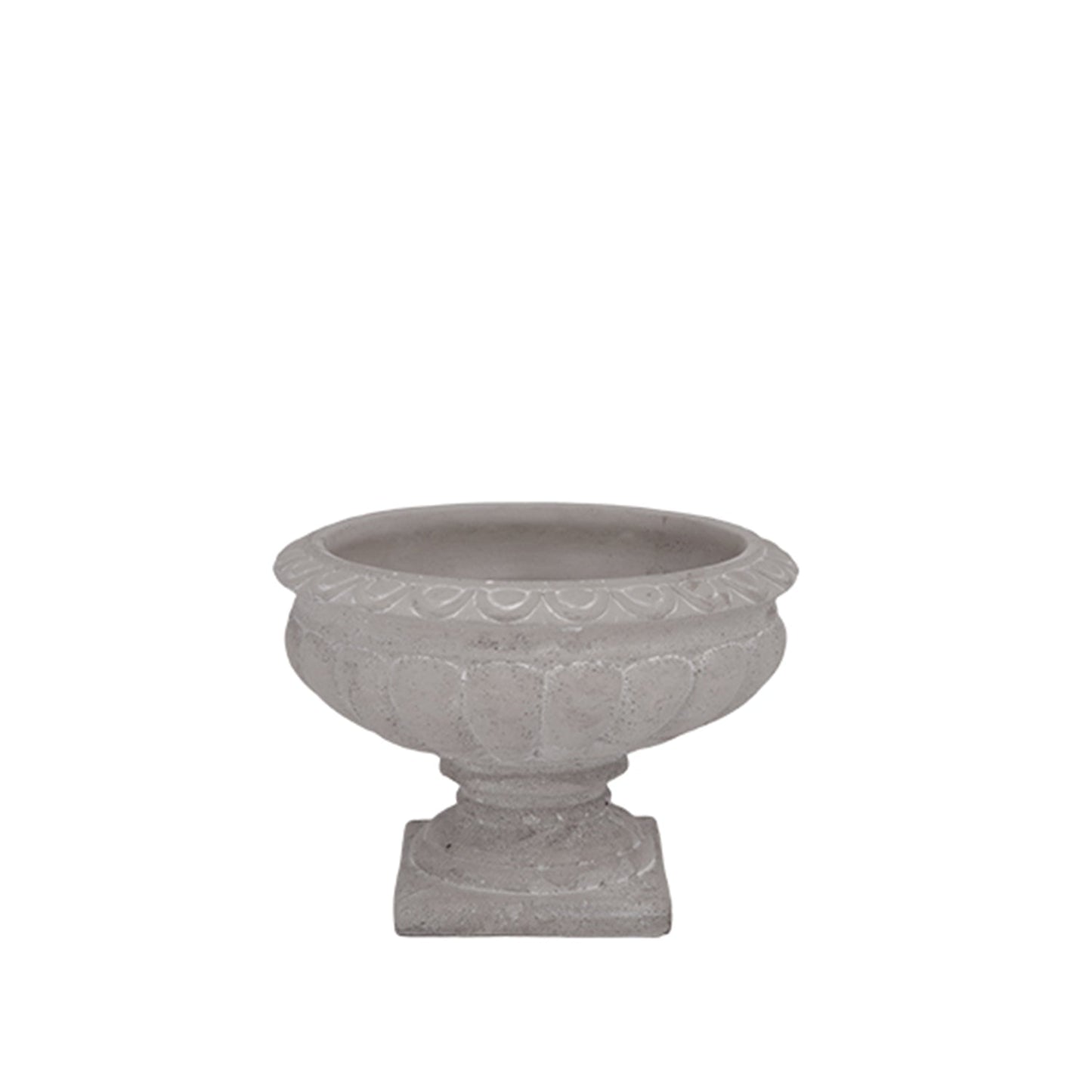 Pavion Low Classic Cement Urn Vase
