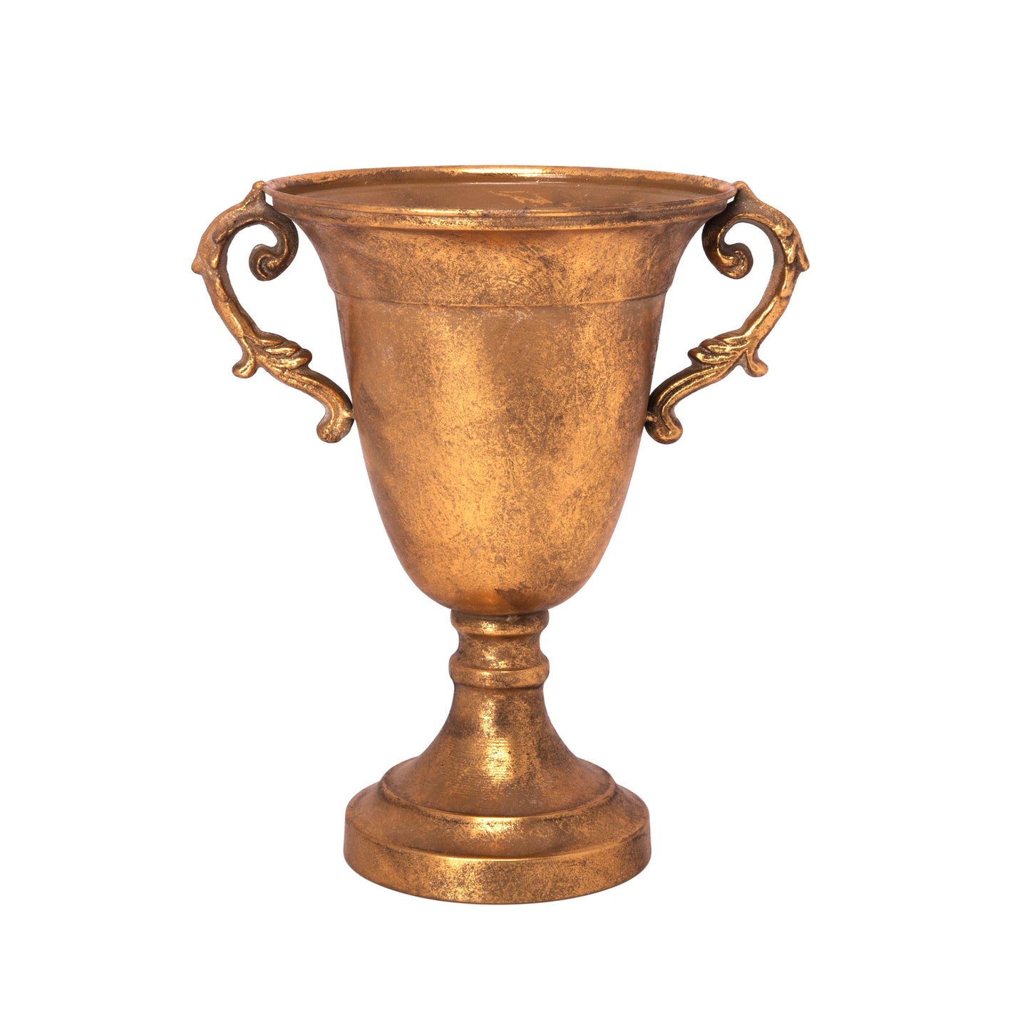Colleen Metal Gold Planter