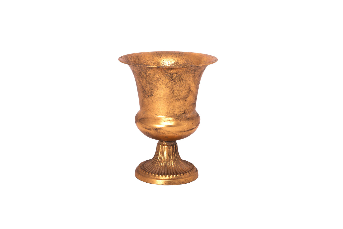 Metal Planter Gold-9.50"H