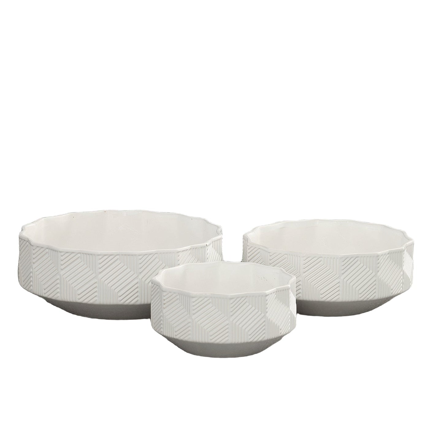 Liora Ceramic Round Glossy Pot Set