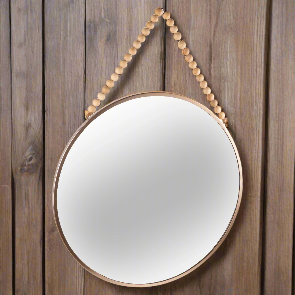 Quenby Beaded Wall Mirror