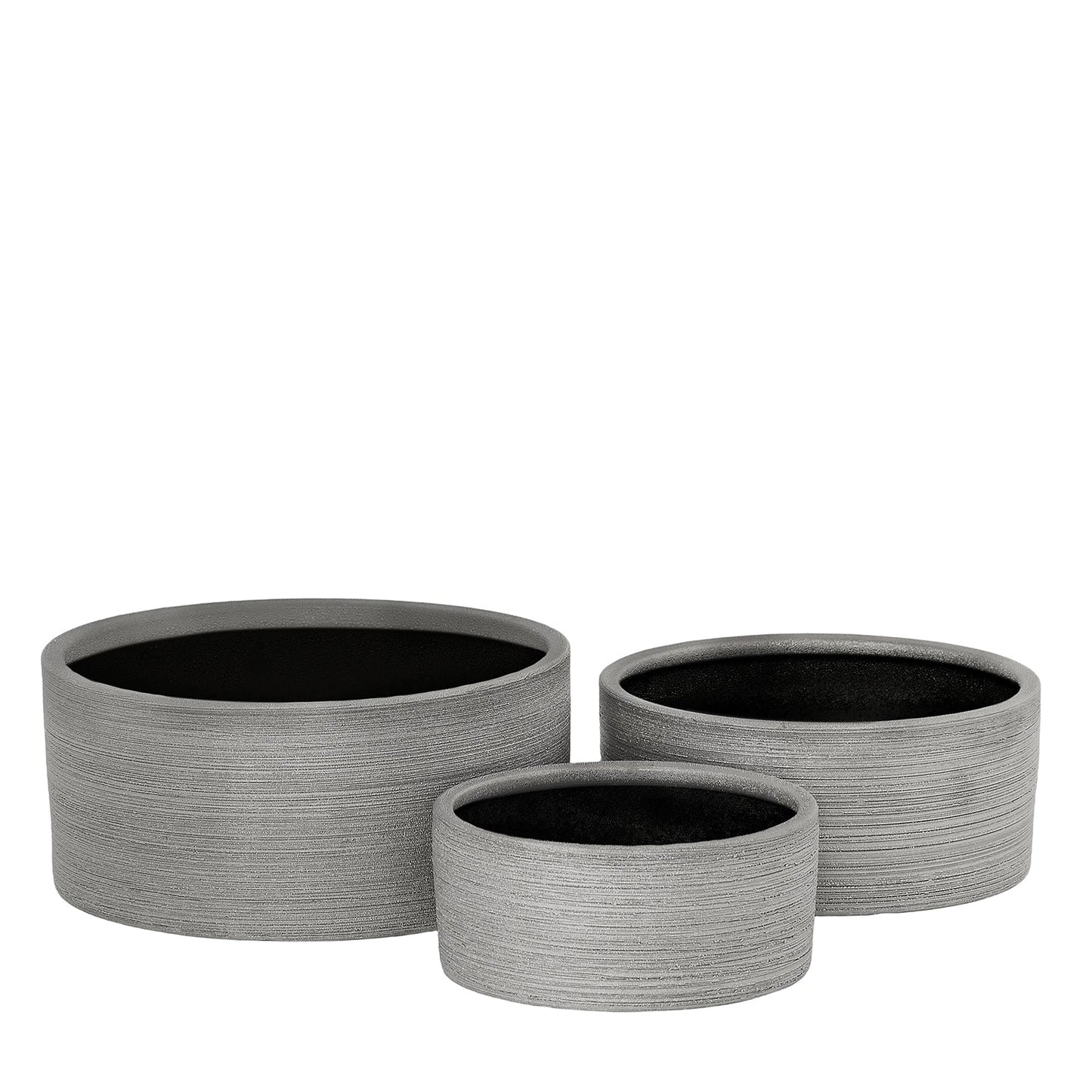 Serena Ceramic Round Pot (Set of 3)