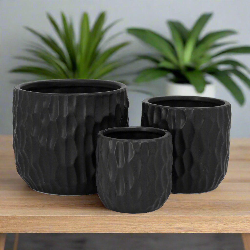 Vyne Ceramic Pot Set (Set of 3)