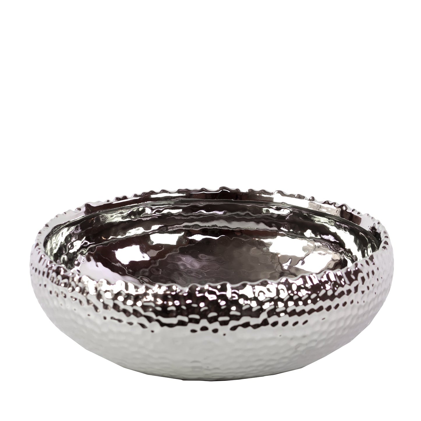 Veylin Dimpled Ceramic Round Pot