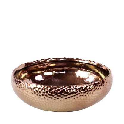 Veylin Dimpled Ceramic Round Pot