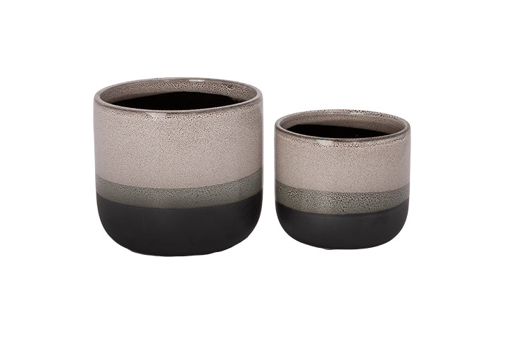 Zyric Banded Rim Ceramic Pot Set