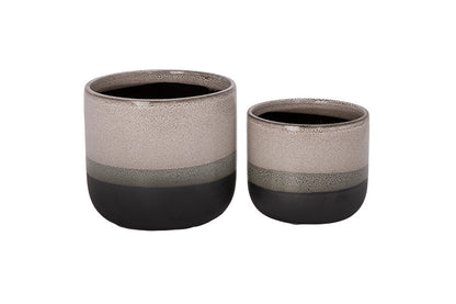 Zyric Banded Rim Ceramic Pot Set