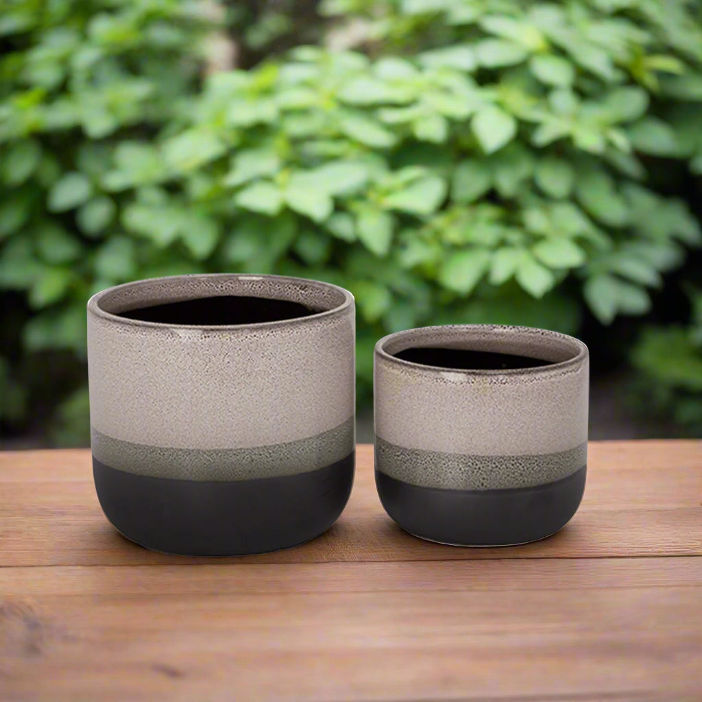 Zyric Banded Rim Ceramic Pot Set