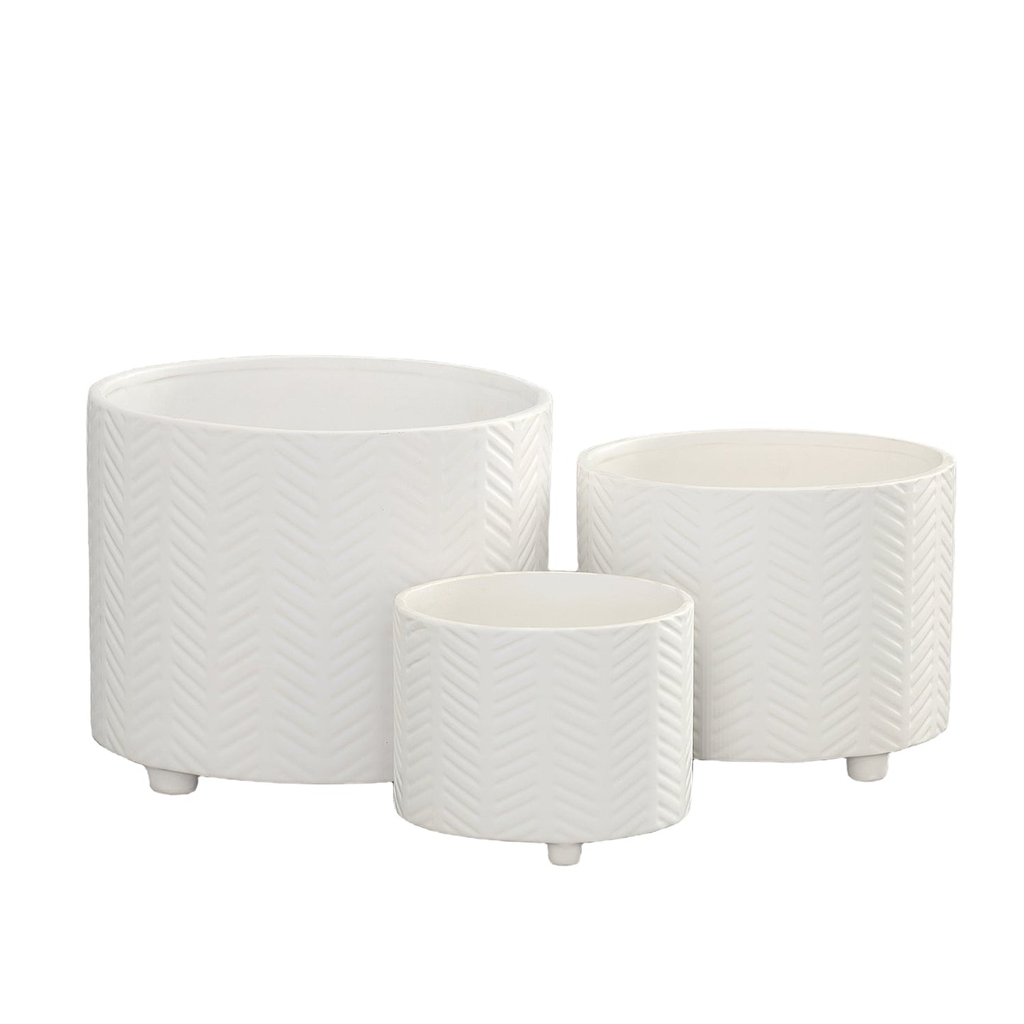 Caelum Ceramic Planter Set (Set of 3)