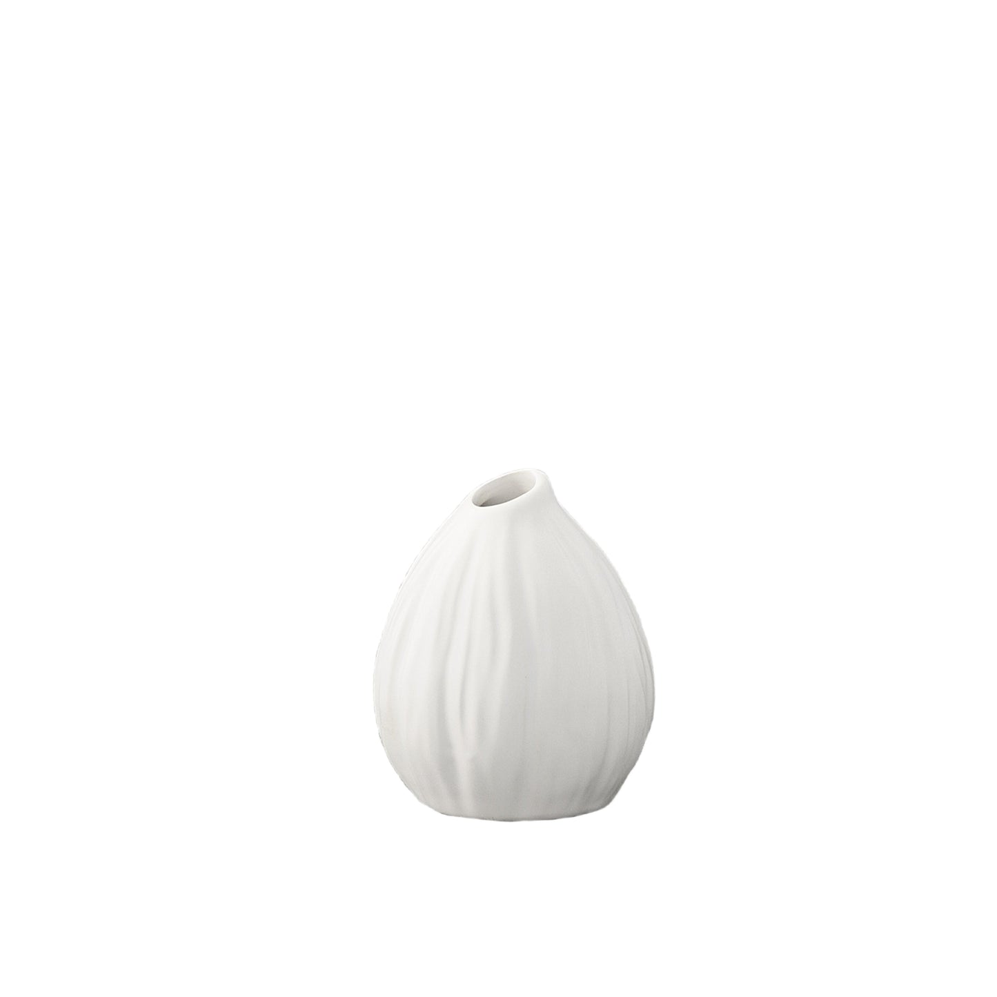Dolly Textured Ceramic Bellied Vase