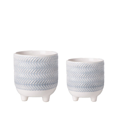 Veyric Geometric Tripod Planter Set (Set of 2)