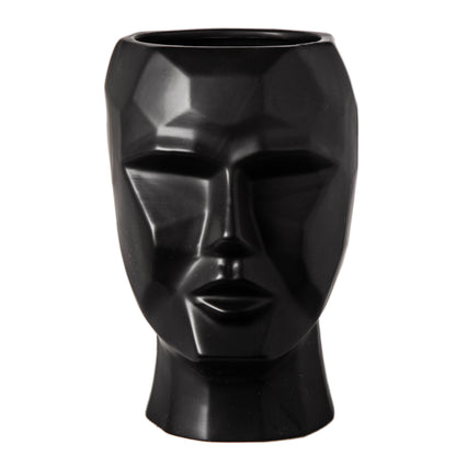 Mavrik Pixelated Head Ceramic Pot