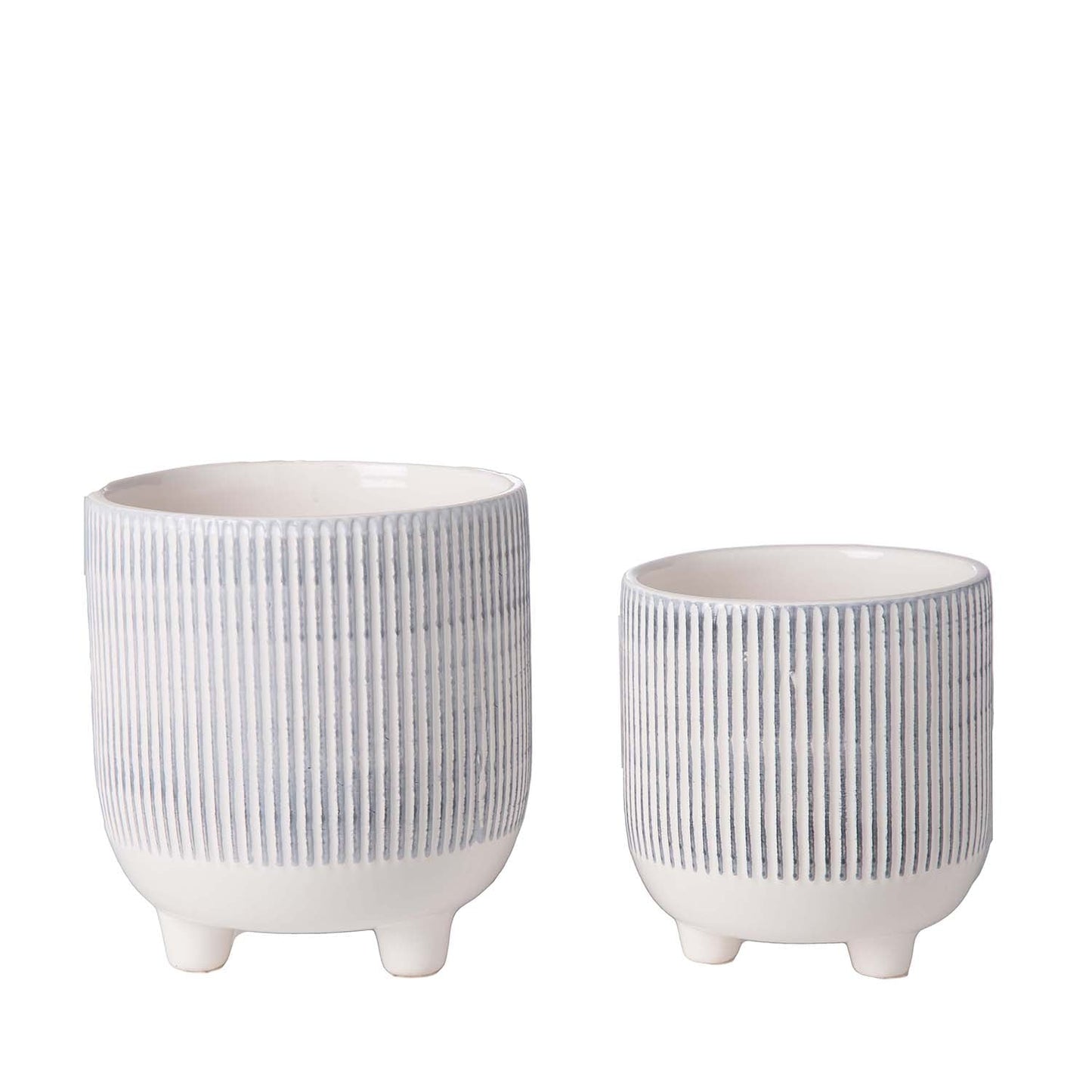 Korvia Shadow Column Tripod Planter Set (Set of 2)