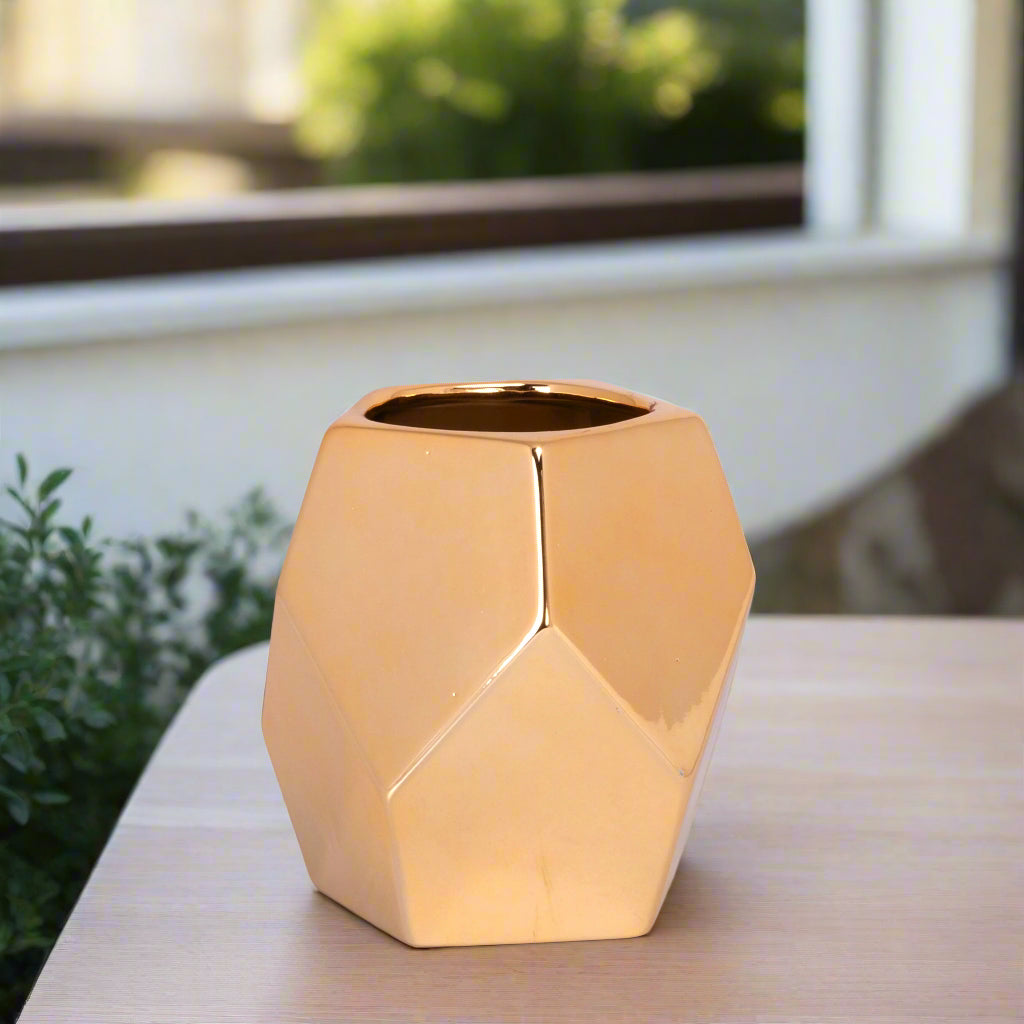 Harper Hexagon Ceramic Planter