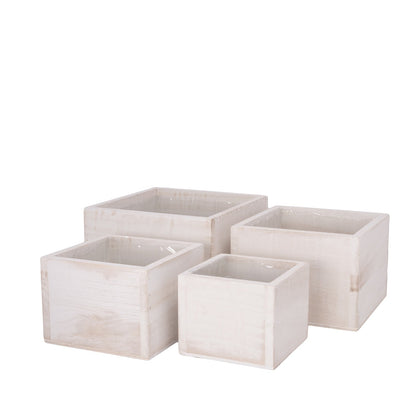 Oryden Wooden Planter Set (Set of 4)