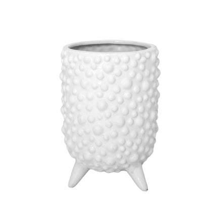 Quilly Studded Footed Planter
