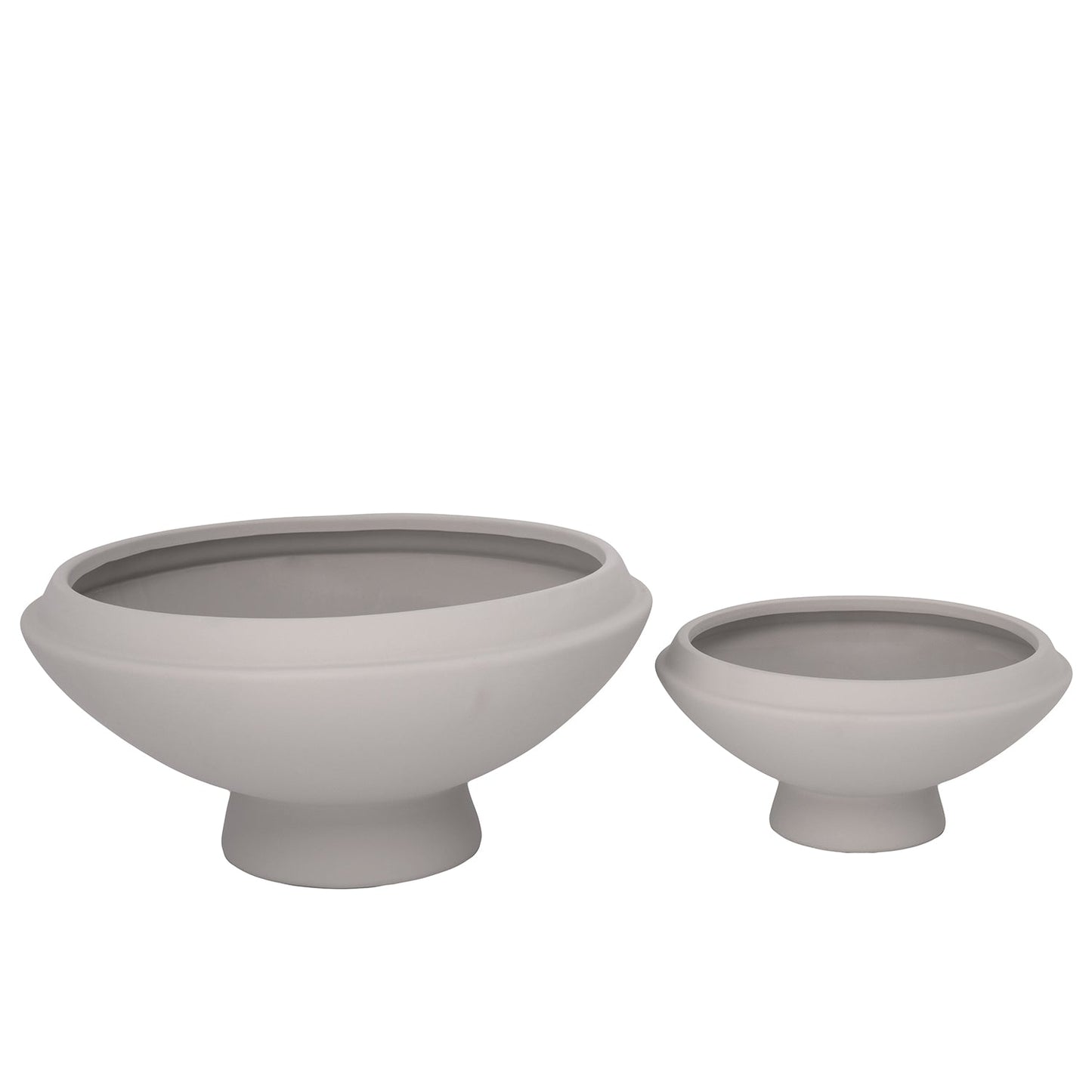 Ceyvon Terracotta Round Planter Set (Set of 2)