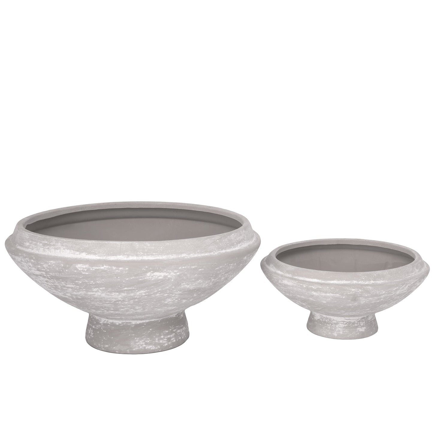 Ceyvon Terracotta Round Planter Set (Set of 2)