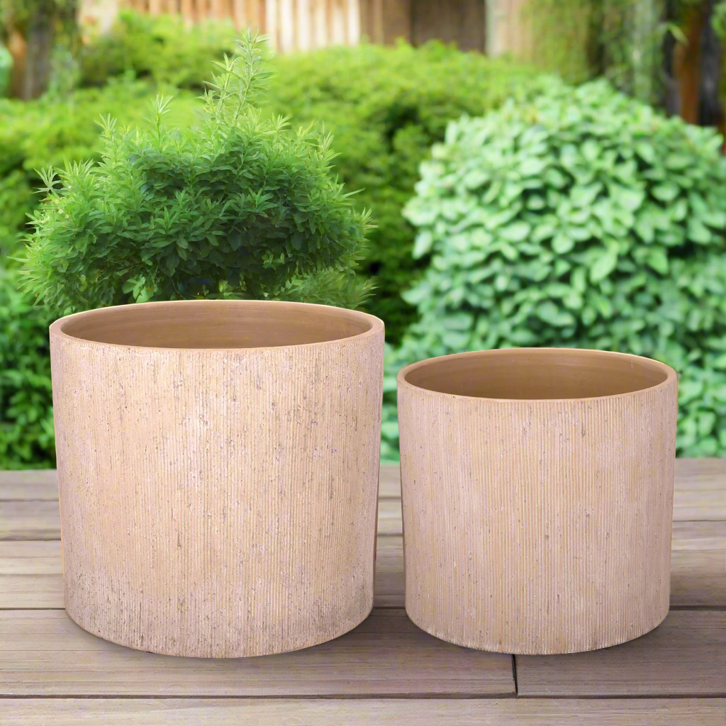 Zerra Terracotta Planter Set (Set of 2)