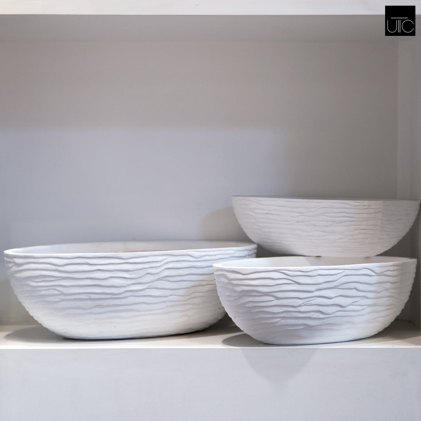 Gladys Boat Shape Planter Set (Set of 3)