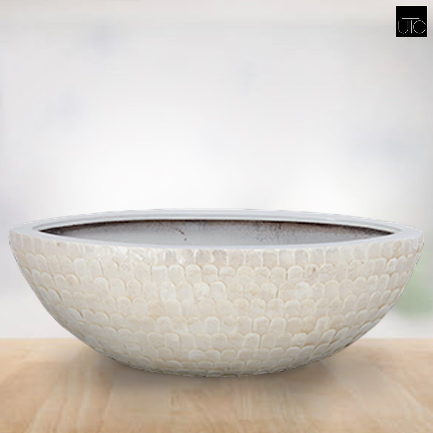 Hilda Capri Shell Boat Shape Planter