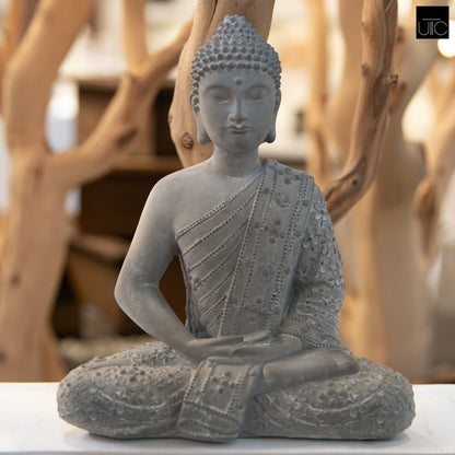Amadee Cement Meditating Buddha Figurine