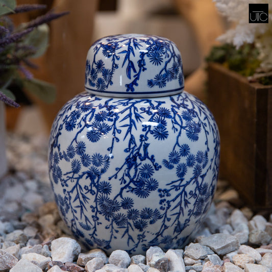 Marston Ceramic Chinoiserie Ginger Jar