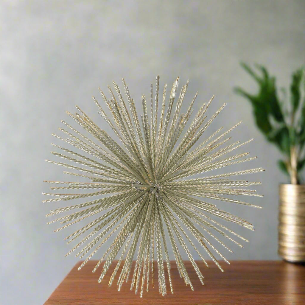 Zeyra Metal Sea Urchin Decor