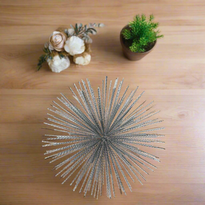 Zeyra Metal Sea Urchin Decor