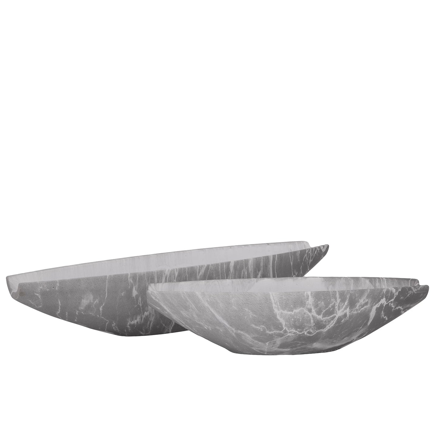 Draven Cement Oval Planter Set (Set of 2)