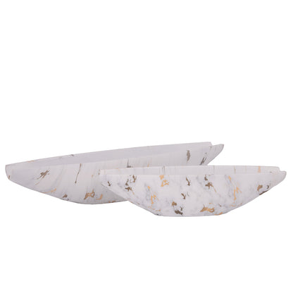 Darian Tapered Oval Cement Planter Set (Set of 2)