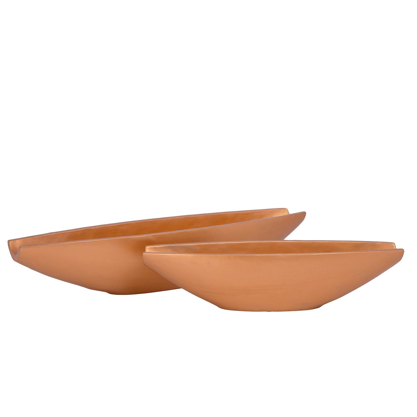 Darian Tapered Oval Cement Planter Set (Set of 2)