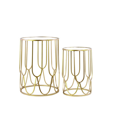 Serina Metal Nesting Accent Tables