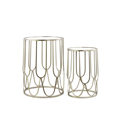 Serina Metal Nesting Accent Tables