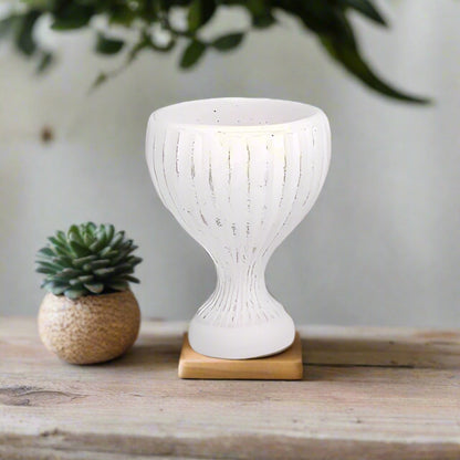 Riven Roman Cement Urn