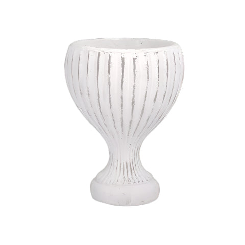 Riven Roman Cement Urn