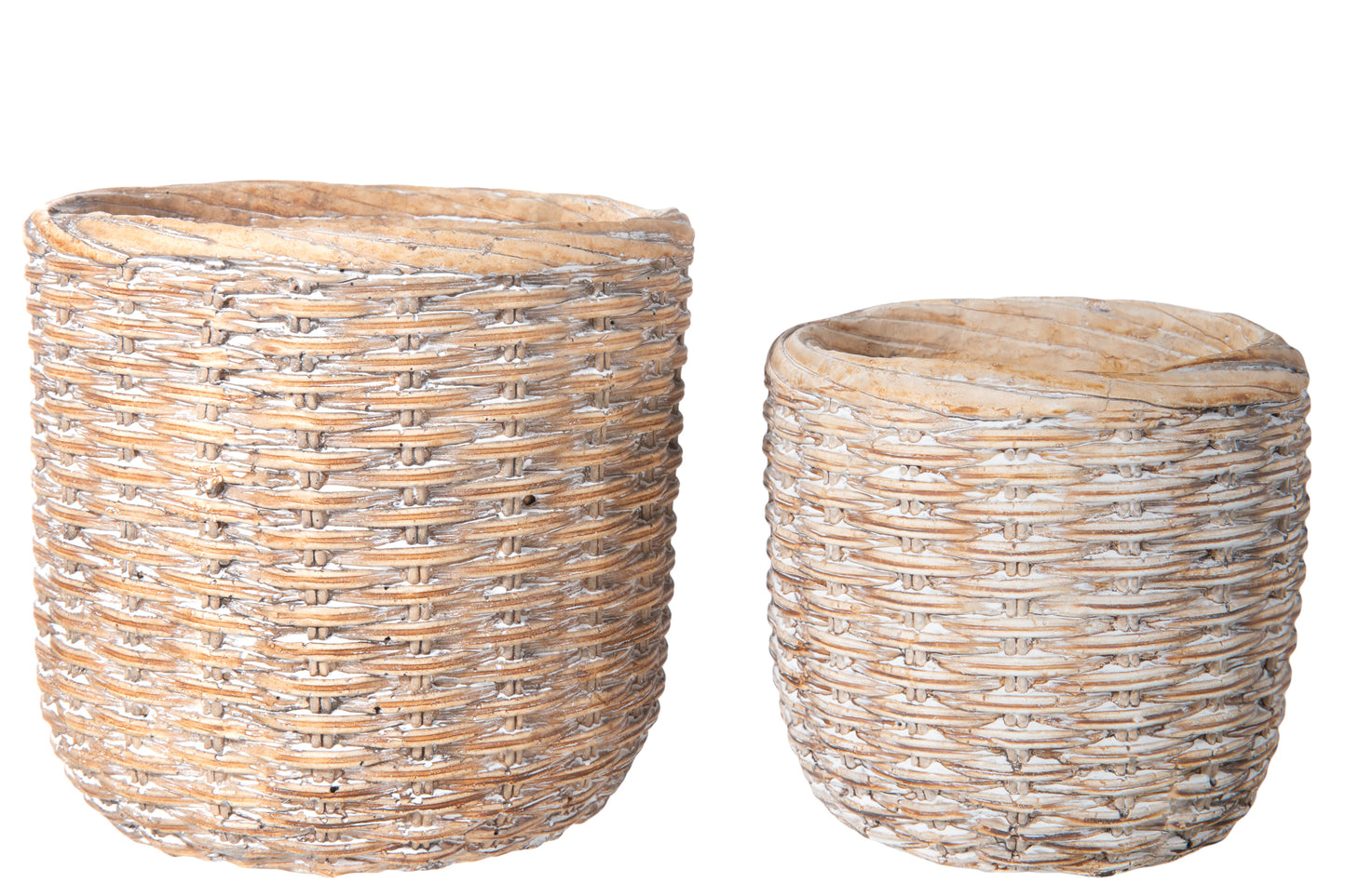 Capri Washed Finish Terracotta Round Pot