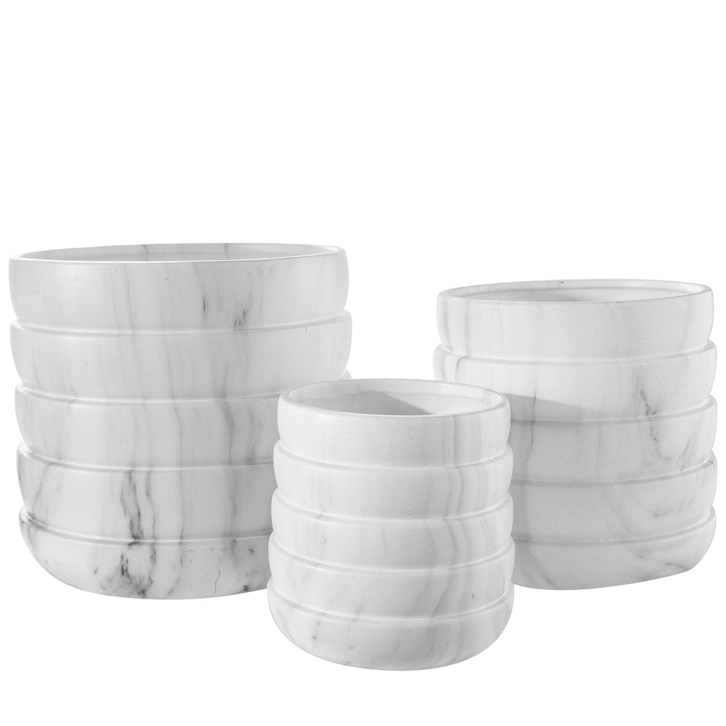 Celine Ceramic Round Planter Set (Set of 3)
