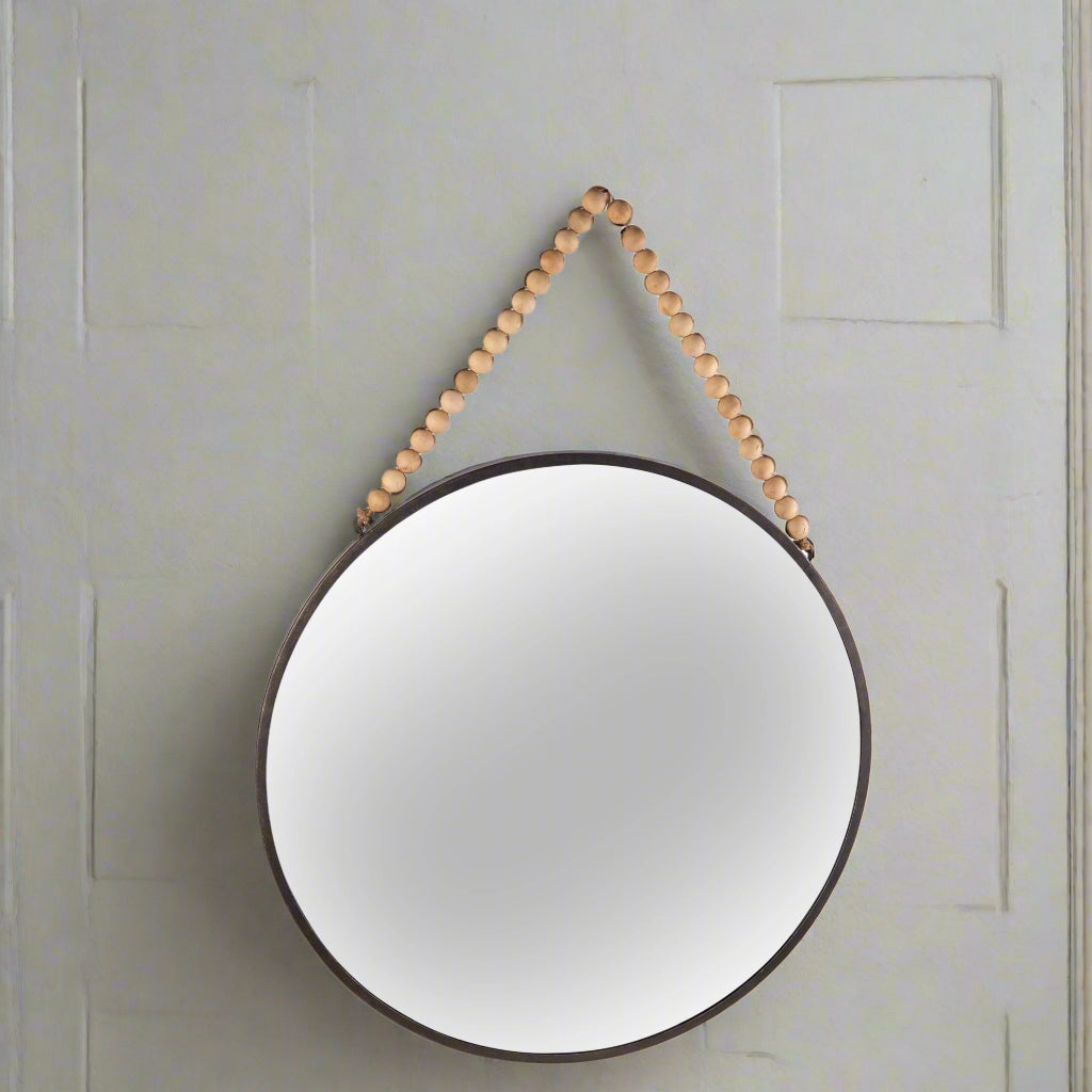 Quenby Beaded Wall Mirror