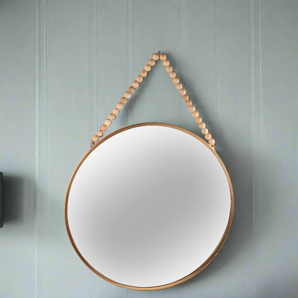 Quenby Beaded Wall Mirror