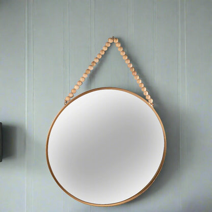 Quenby Beaded Wall Mirror