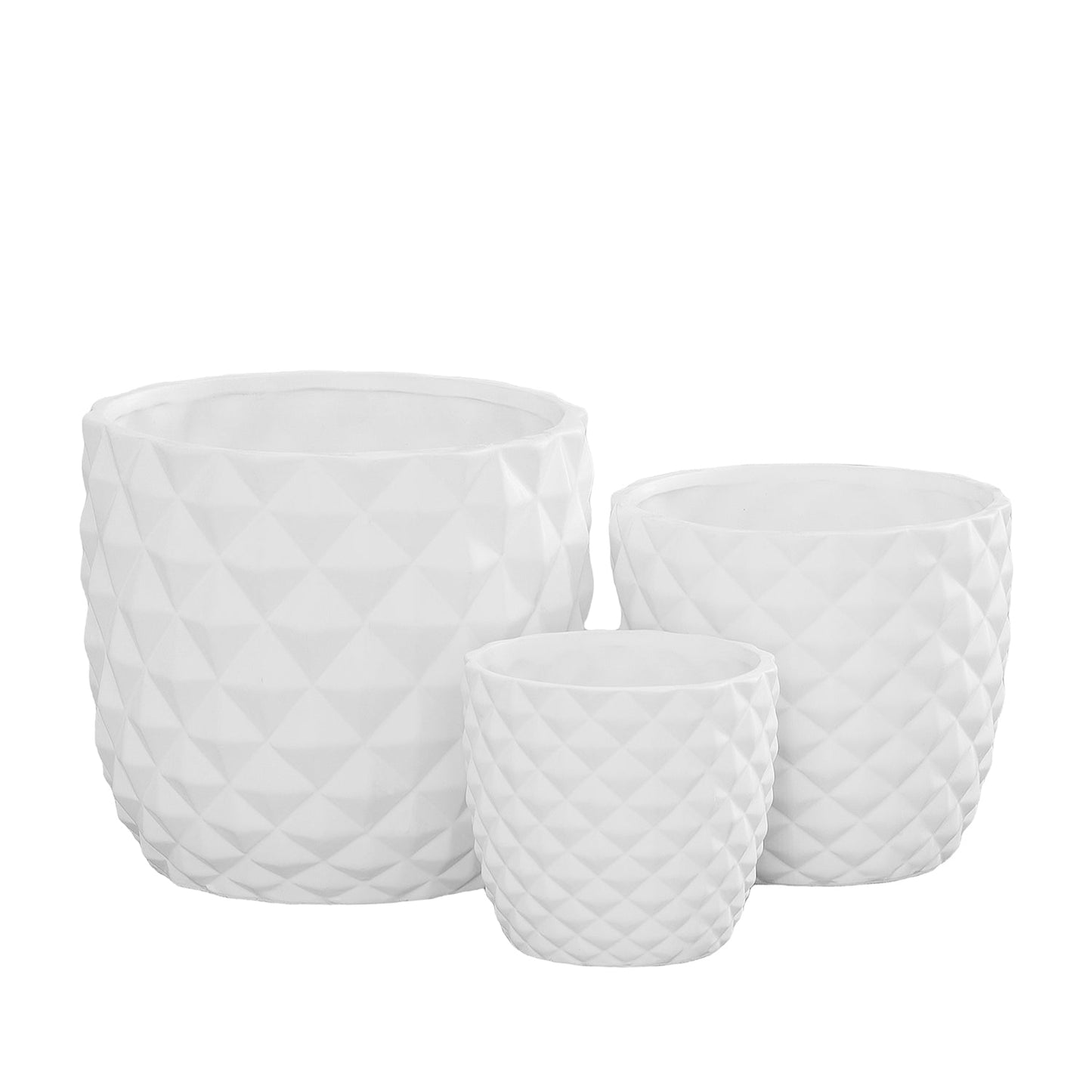 Tizze Diamond Planter Set (Set of 3)