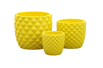 Tizze Diamond Planter Set (Set of 3)