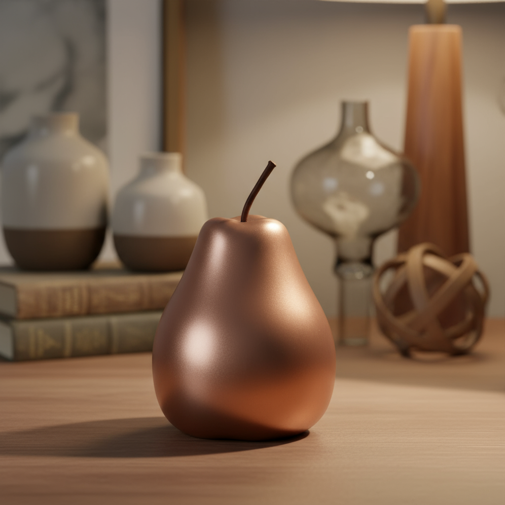 Zarliah Ceramic Pear Figurine