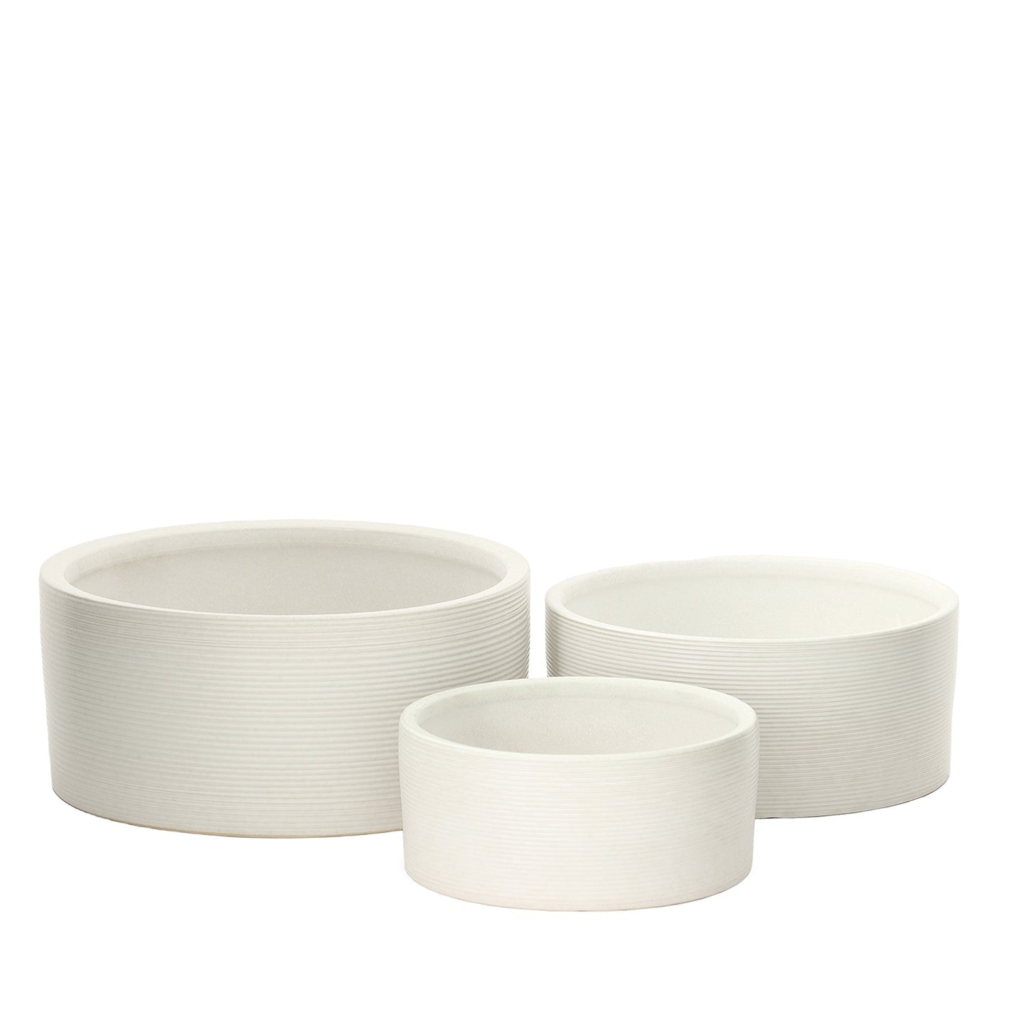 Serena Ceramic Round Pot (Set of 3)