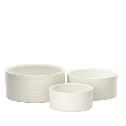 Serena Ceramic Round Pot (Set of 3)