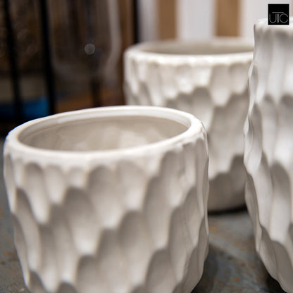Vyne Ceramic Pot Set (Set of 3)
